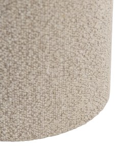 Abajur Boucle taupe 20/20/20