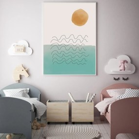 Poster - Abstracție pictată (A4)