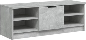 vidaXL Comodă TV, gri beton, 102x35,5x36,5 cm, lemn compozit