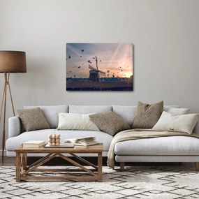 Tablou cu moară de vânt (70x50 cm)