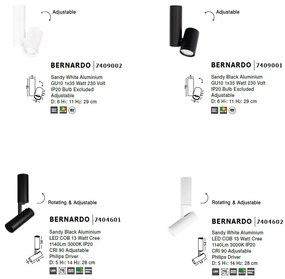Spot aplicat, directionabil BERNARDO negru NVL-7409001