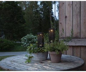 Set de 2 lumini solare cu LED-uri pentru exterior Star Trading Izola, înălțime 18 cm