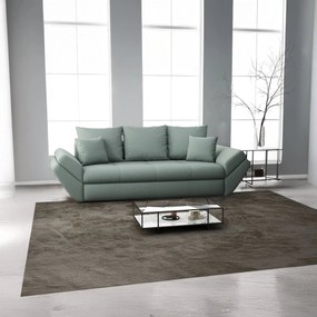 Canapea extensibilă dumonde cu ladă de depozitare si sezut confortabil din spuma high-density, Loana Enjoy Mint 250x100 cm
