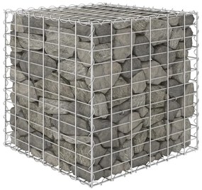 vidaXL Strat inălțat cub gabion, 60 x 60 x 60 cm, sârmă de oțel