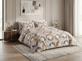 Lenjerie de pat din microfibra CIRELLO maro-gri Dimensiune lenjerie de pat: 70 x 90 cm | 140 x 200 cm