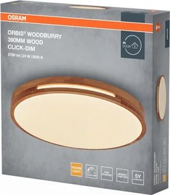 Osram - Plafonieră LED dimabilă ORBIS WOODBURRY LED/24W/230V Ø 39 cm