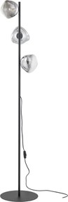 Brilagi - Lampă de podea VULCANO 3xG9/8W/230V negru/fumuriu