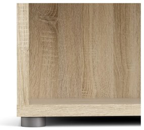 Bibliotecă modulară cu aspect de lemn de stejar 89x189 cm Prima – Tvilum