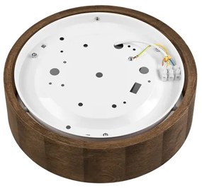 Plafonieră LED Brilagi CARVALHO 1xE27/60W/230V stejar nuc d. 27 cm