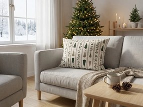 Fata de perna din bumbac HOLLY PINES 50x70 cm, colorat