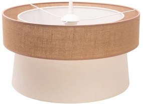 Lustră pe cablu Duolla ETNIC 1xE27/40W/230V d. 45 cm crem/bej