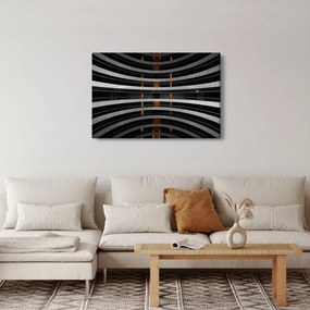 Tablou abstract - clădire (90x60 cm)