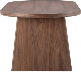 Masă de dining cu aspect de lemn de nuc 100x200 cm Blair – MOME