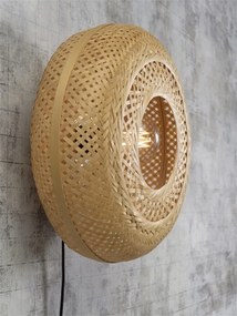 Aplica eco din bambus Palawan natur, 40x15cm
