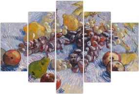 Tablou - Vincent van Gogh, Grapes, Lemons, Pears, and Apples, reproducere (150x105 cm)