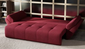 Canapea extensibilă dumonde cu ladă de depozitare si sezut confortabil din spuma high-density, Berlin Enjoy Winery 250x100 cm