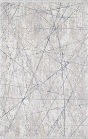 Covor ROMANTIK 02429B, 160x230 cm, forma dreptunghiulara, acril, gri/a