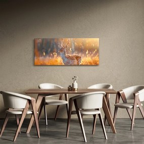 Tablou - Cerb în câmp (120x50 cm)