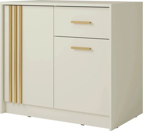 Comoda CANADA CY35, casmir/auriu, PAL laminat, 102x42x94 cm