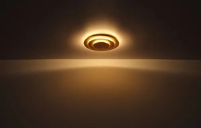 Globo 48465-40 - Plafonieră LED HEDA LED/40W/230V 3000K Ø 49 cm auriu
