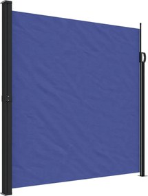 vidaXL Copertină laterală retractabilă, albastru, 200x600 cm