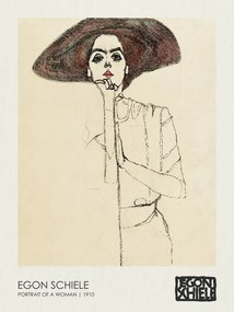 Reproducere Portrait of a Woman (1910), Egon Schiele