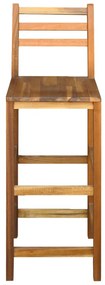 44130 vidaXL Scaune de bar, 2 buc., lemn masiv de acacia
