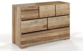 Comodă TerraCraft, Lemn Masiv Stejar, 3+2+1 Sertare, 120x45x81cm Natural vernish