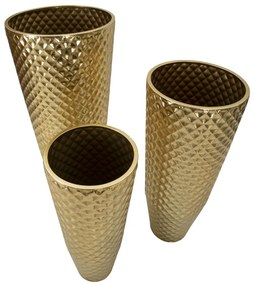 Mauro Ferretti Suport Vaze Glasy, Set 3 Bucăți, Dimensiuni: cm Ø 48X110-40X93-33X77 | Aosom Romania