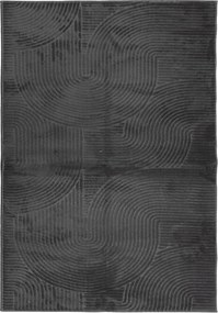 vidaXL Covor IZA aspect scandinav cu fire scurte, antracit,140x200cm