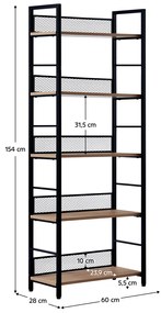 Raft, negru stejar, KELER TIP 2