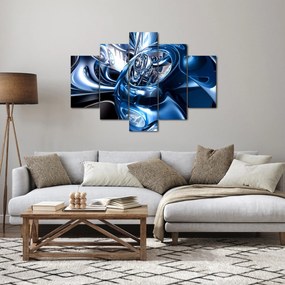 Tablou cu abstracție - cercuri (150x105 cm)