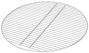 vidaXL Grătar pentru grătar Argintiu 57 x 57 cm Oţel inoxidabil