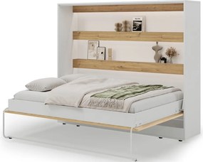Pat rabatabil Devesto Horizontal Wall 140 Artisan Eiche LED, 200x140 cm – Artisan Eiche
