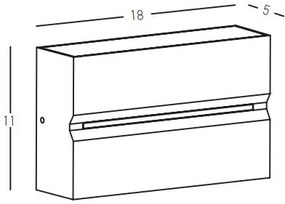 Aplica/Spot LED iluminat exterior ambiental IP54 Arto