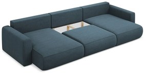 Colțar albastru extensibil/cu spațiu de depozitare (în formă de "U") Kapua – Makamii