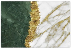 Tablou - Marmură verde N⁰1 (90x60 cm)