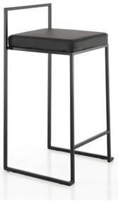 Scaune de bar negre 2 buc. 77 cm Dodo – Tomasucci