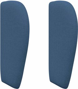 vidaXL Ureche pentru Tăblie albastru 40 x 23 x 6 cm țesătură