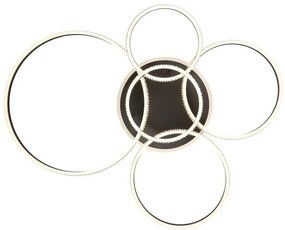 Plafoniera LED cu telecomanda design modern Grouni 114x91cm