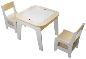 Juskys Set de lemn pentru copii Milou - natural