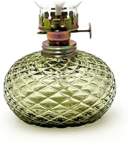 Lampă cu petrol Eliška 20 cm verde pădure