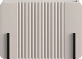 Noptieră Malmi 45 cm cu sertar - cașmir / negru