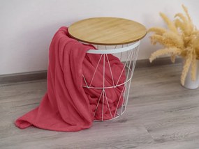 Patura din microplus Culoare visiniu, VIOLET, 150x200 cm