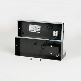 Brilagi-LED Aplica de exterior cu senzor TESSI LED/10W/230V neagră IP54