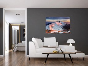 Tablou - Panoramă montană de iarnă II. (90x60 cm)