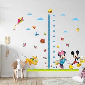 PIPPER | Autocolant de perete "Metru pentru copii - Mickey și Minnie 2" 170x100 cm