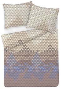 Lenjerie de pat Matex Satin Triangles , 140 x 200cm, 70 x 90 cm