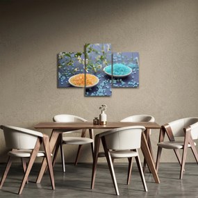 Tablou cu sarea de mare colorată (90x60 cm)