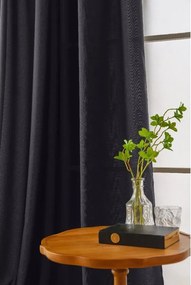 Perdea OXFORD LIGHT 140x250 cm, gri inchis Agatat: Rejansa